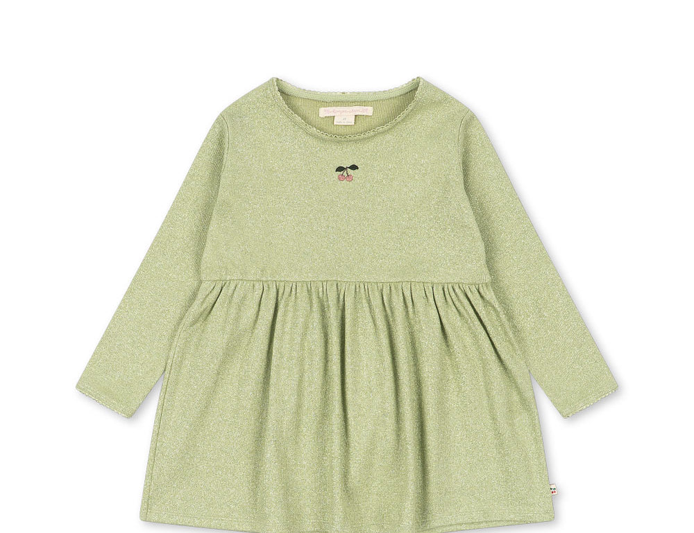 Konges Sløjd A/S JERSEY DRESSES leek green