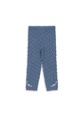 Konges Sløjd A/S KNITTED PANTS ashley blue
