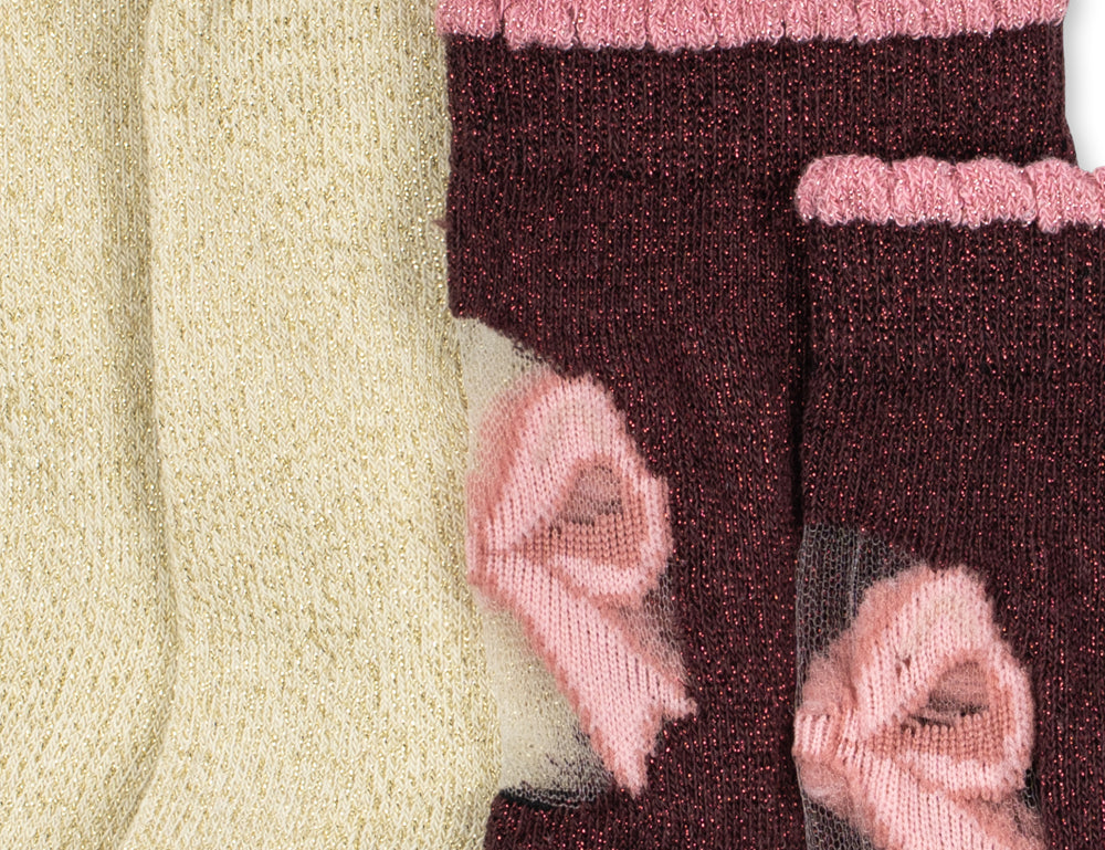 Konges Sløjd A/S SOCKS bow mix
