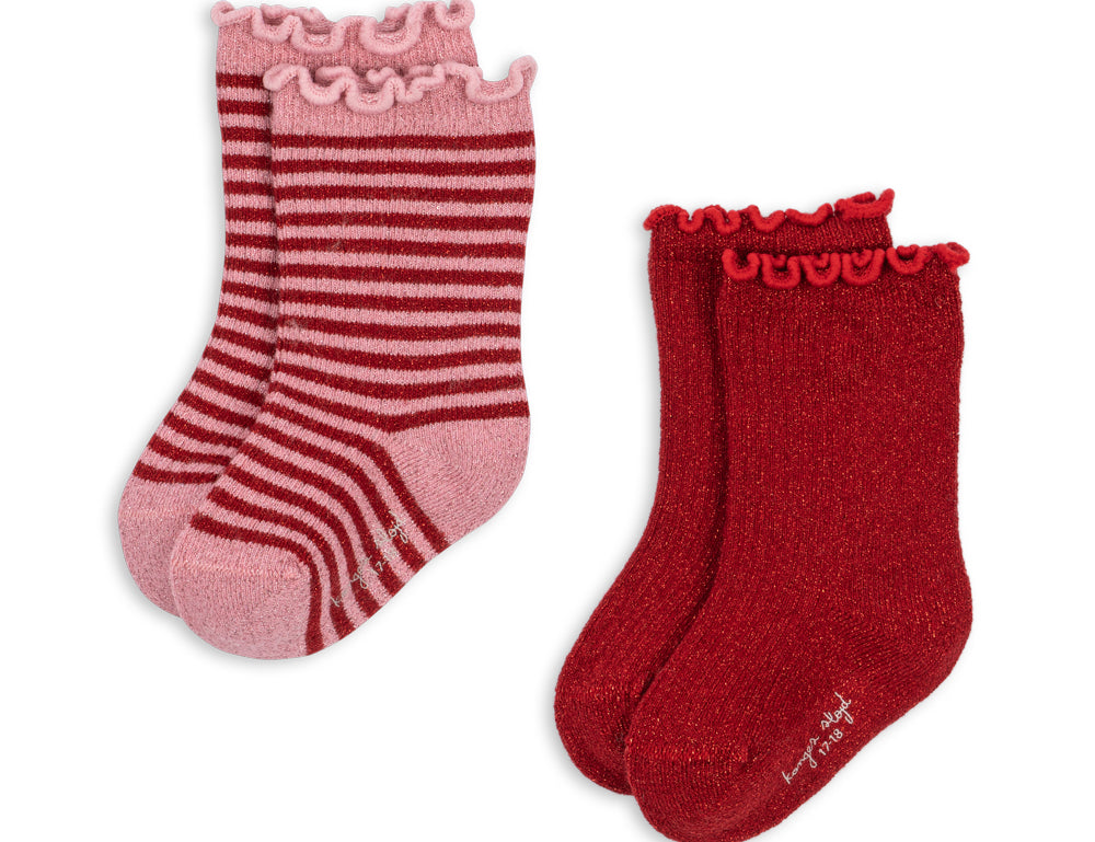 Konges Sløjd A/S SOCKS red stripe