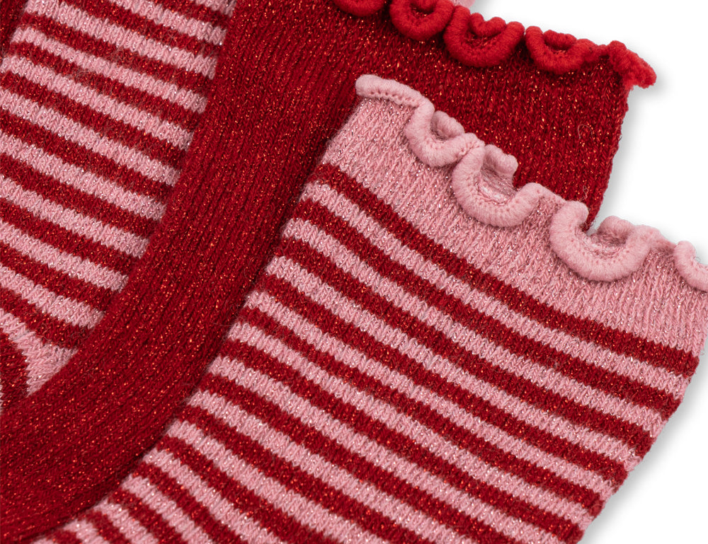 Konges Sløjd A/S SOCKS red stripe