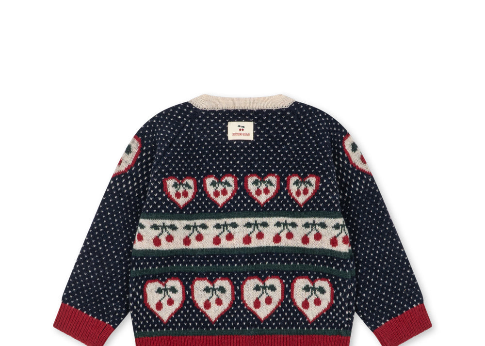Konges Sløjd A/S KNITTED CARDIGANS cherry