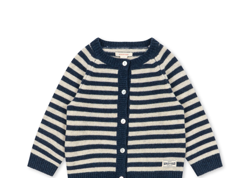 Konges Sløjd A/S KNITTED CARDIGANS blue stripe