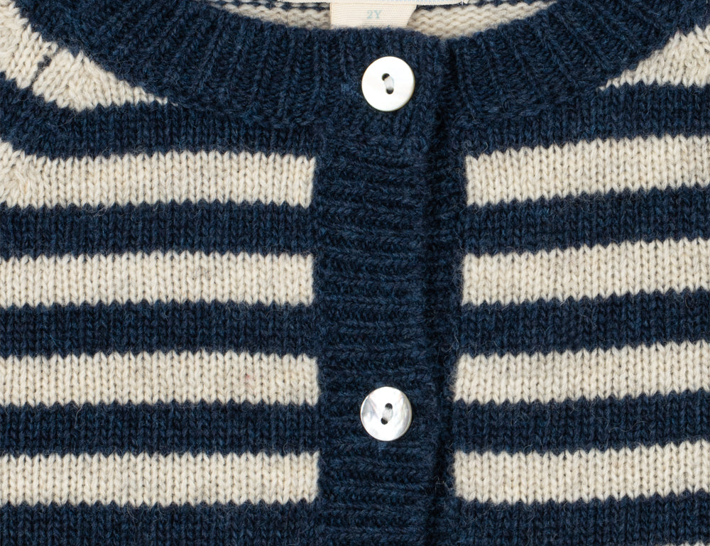 Konges Sløjd A/S KNITTED CARDIGANS blue stripe