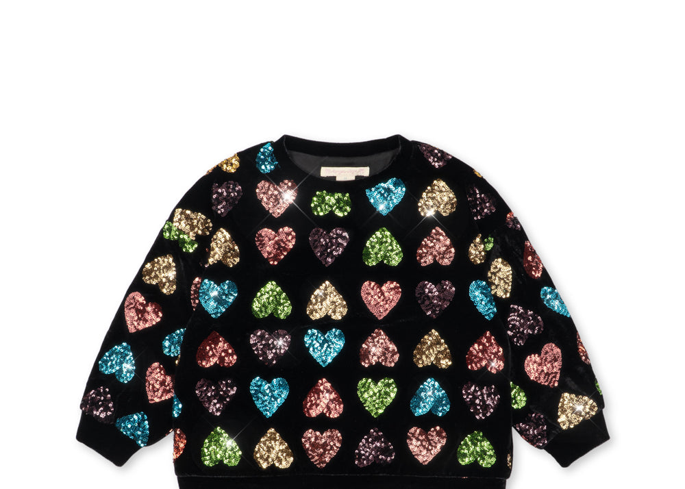 Konges Sløjd A/S JERSEY BLOUSES amour sequin