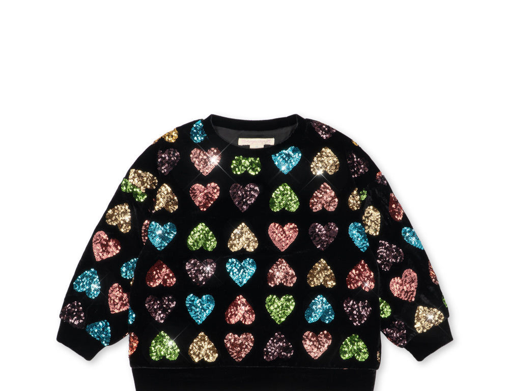 Konges Sløjd A/S JERSEY BLOUSES amour sequin