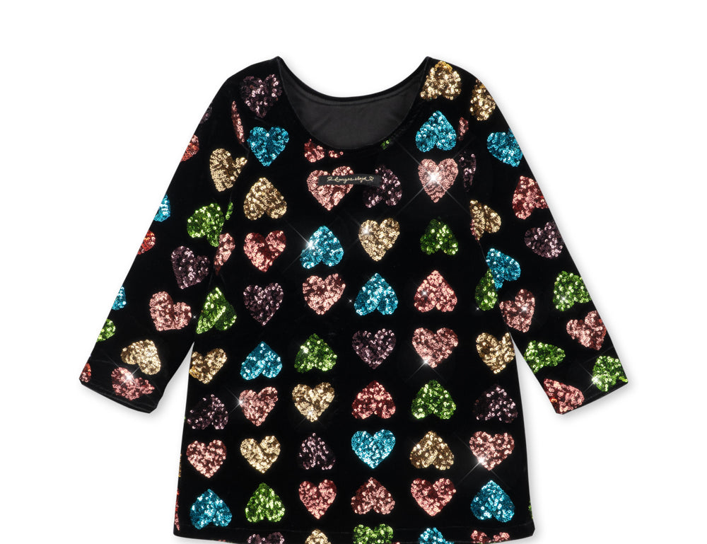 Konges Sløjd A/S JERSEY DRESSES amour sequin
