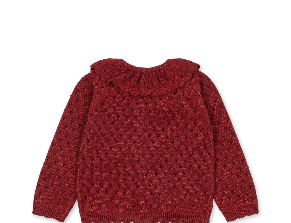 Konges Sløjd A/S KNITTED CARDIGANS red dahlia
