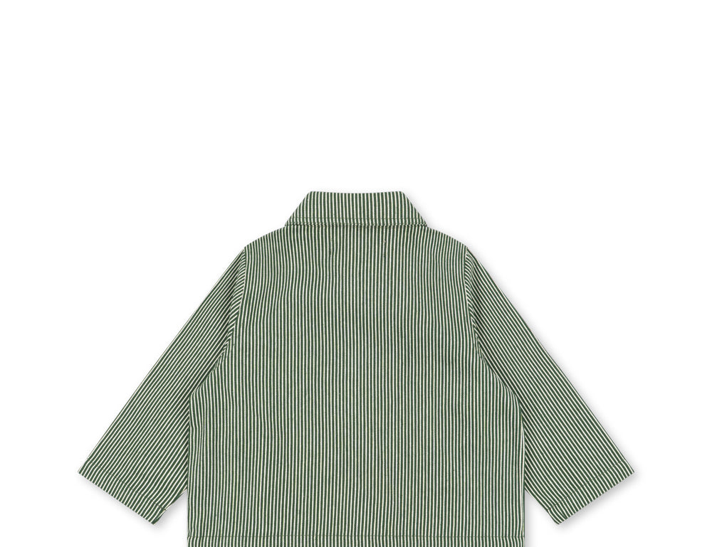 Konges Sløjd A/S WOVEN JACKETS & VESTS milk verte stripe