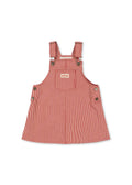 Konges Sløjd A/S WOVEN DRESSES milk rouge stripe