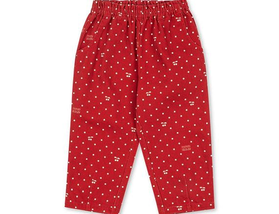 Konges Sløjd A/S WOVEN PANTS cherry dot derby