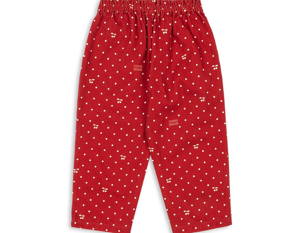 Konges Sløjd A/S WOVEN PANTS cherry dot derby