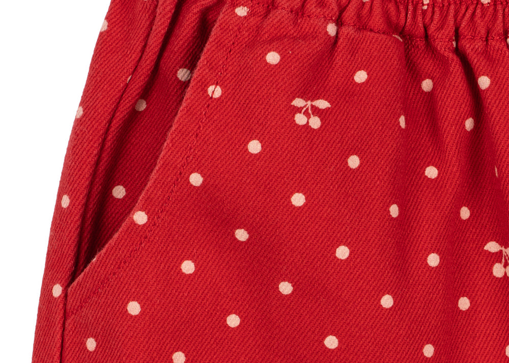 Konges Sløjd A/S WOVEN PANTS cherry dot derby