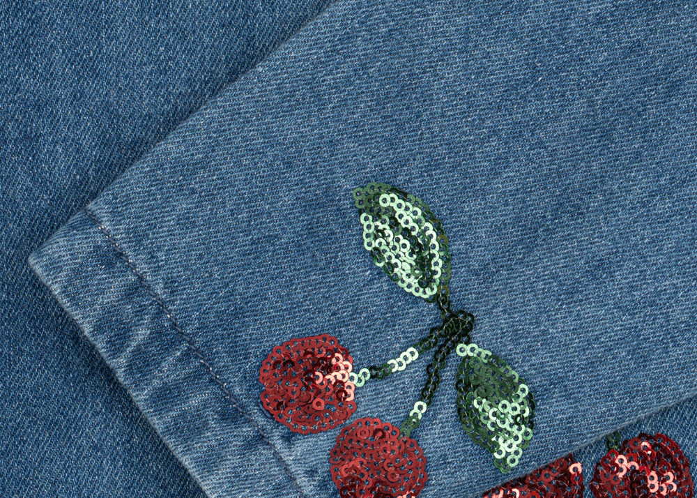 Konges Sløjd A/S WOVEN JACKETS & VESTS cherry sequin