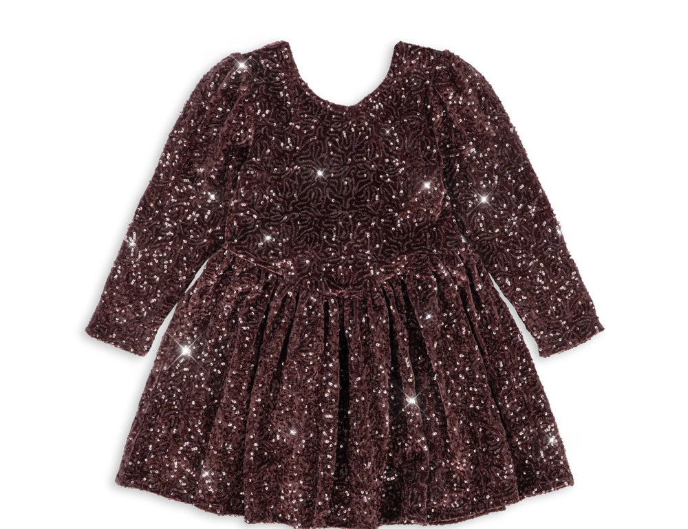 Konges Sløjd A/S JERSEY DRESSES decadent chocolate