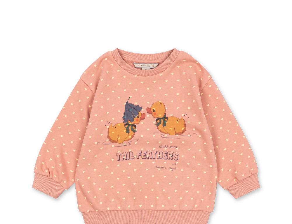 Konges Sløjd A/S JERSEY BLOUSES coeur feathers