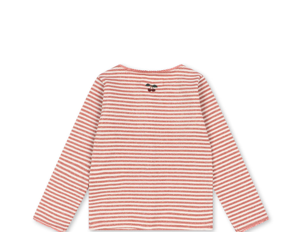 Konges Sløjd A/S JERSEY BLOUSES rose cream stripe