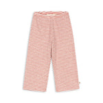 Konges Sløjd A/S JERSEY PANTS rose cream stripe