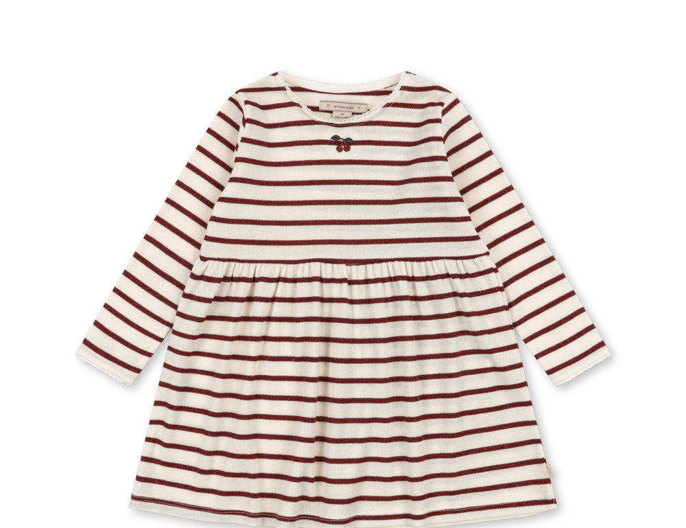 Konges Sløjd A/S JERSEY DRESSES creamy stripe