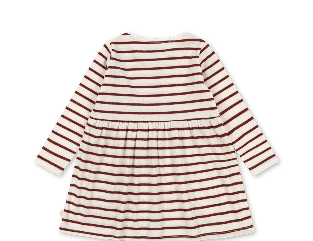 Konges Sløjd A/S JERSEY DRESSES creamy stripe