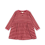 Konges Sløjd A/S JERSEY DRESSES pinky stripe