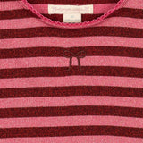 Konges Sløjd A/S JERSEY DRESSES pinky stripe