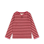 Konges Sløjd A/S JERSEY BLOUSES pinky stripe