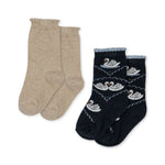 Konges Sløjd A/S SOCKS navy/off white