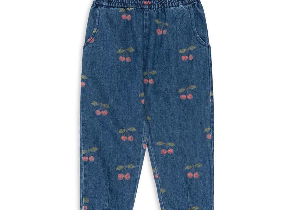 Konges Sløjd A/S WOVEN PANTS ma grande cerise denim