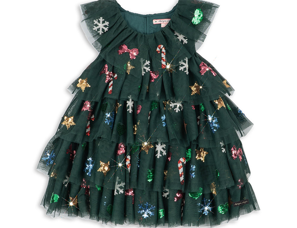 Konges Sløjd A/S WOVEN DRESSES hunter green