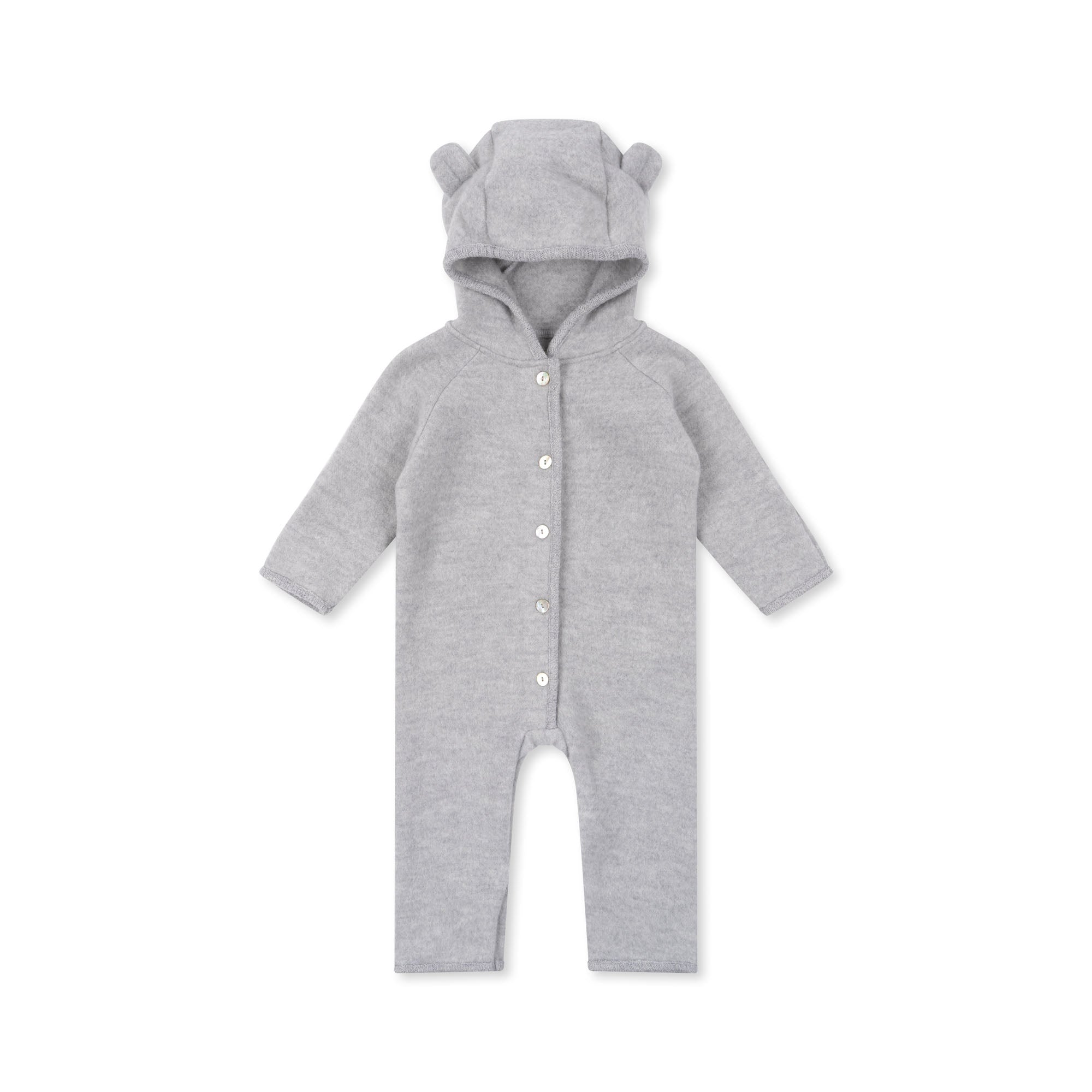 SAGA FLEECE ONESIE - grey melange – Konges Sløjd®