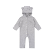 Konges Sløjd A/S PADDED ONESIES grey melange