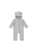 Konges Sløjd A/S PADDED ONESIES grey melange