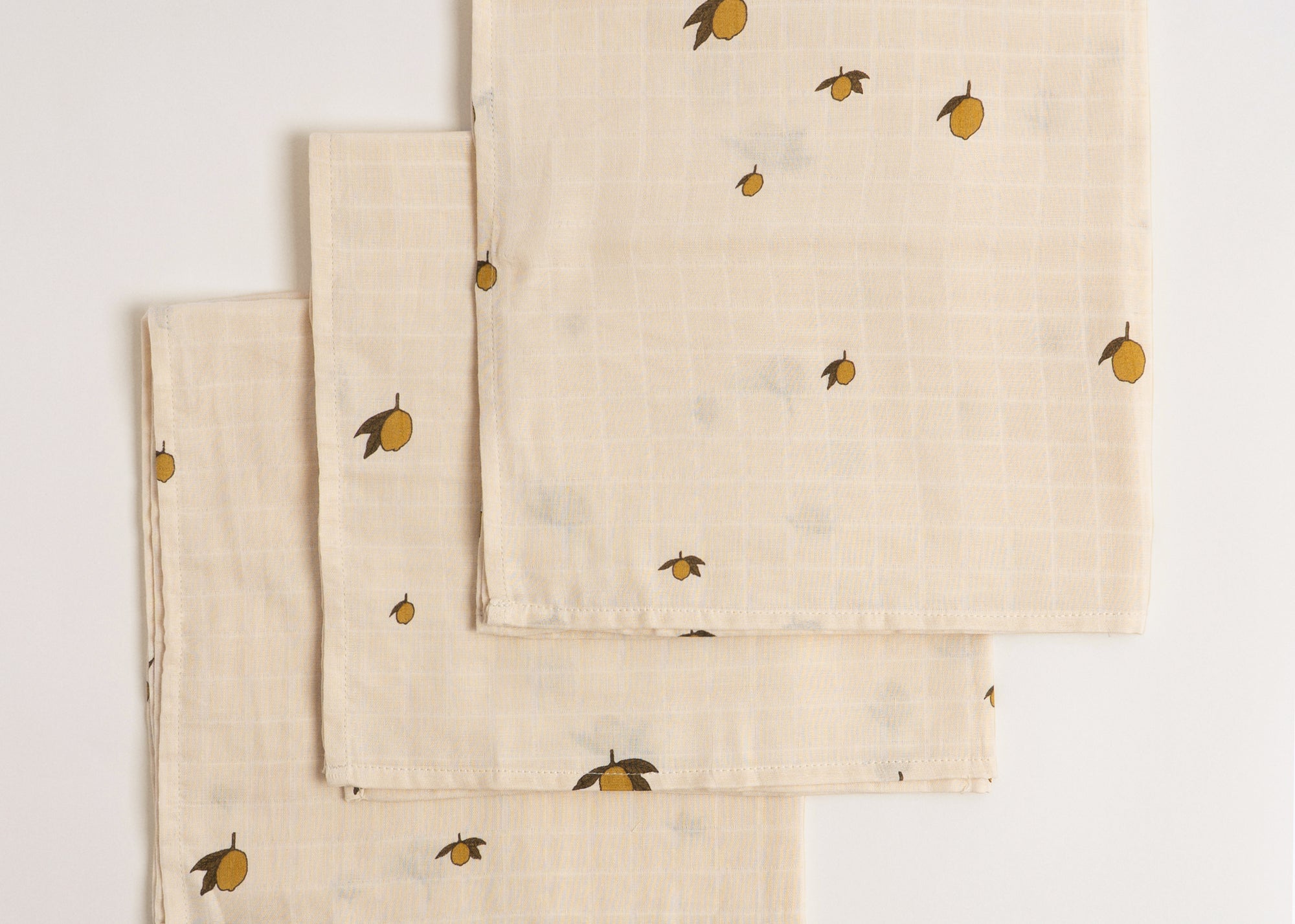 Konges Sløjd A/S MUSLIN CLOTHS lemon