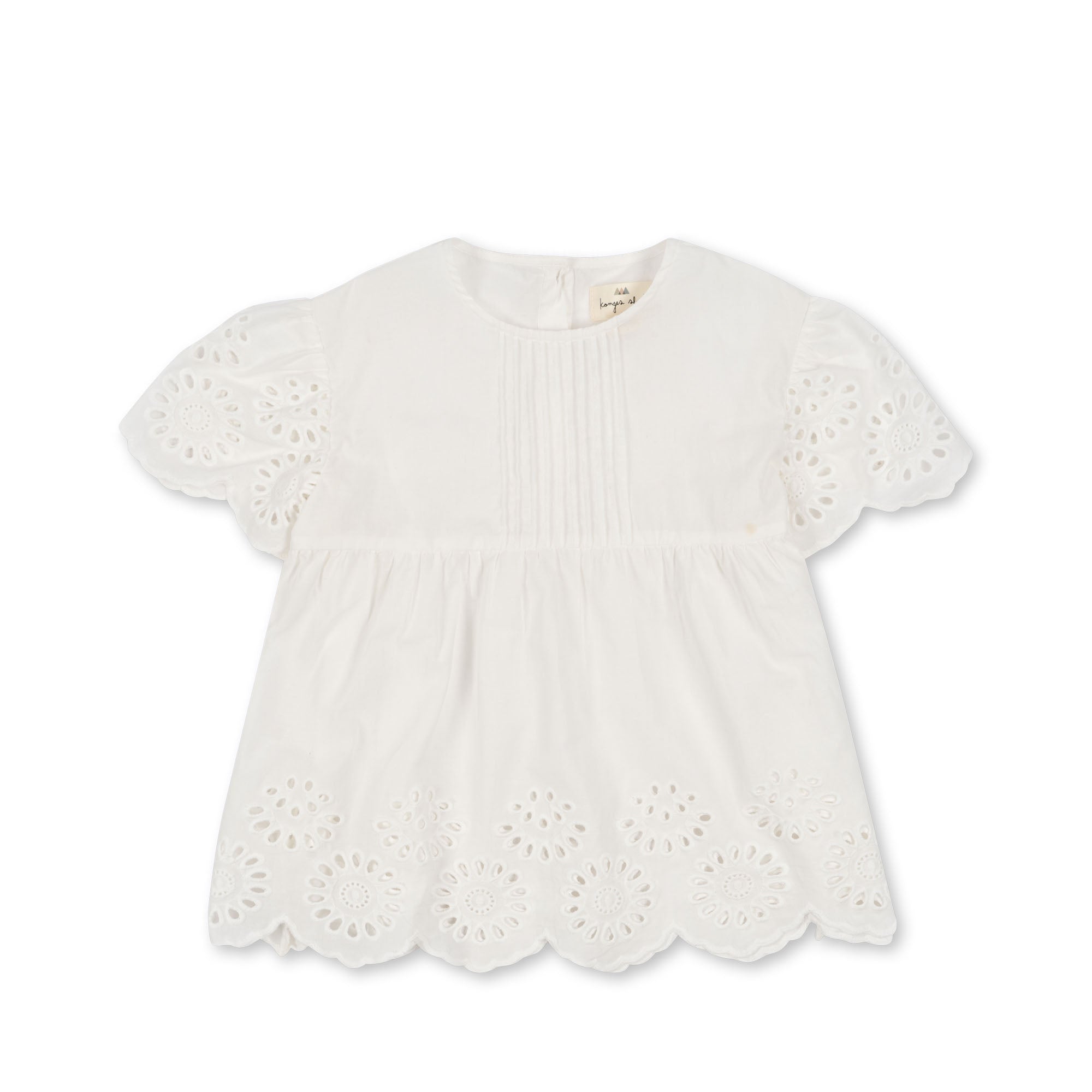 Konges Sløjd A/S POSEY BLOUSE Blouses with short sleeves - Woven OPTIC WHITE