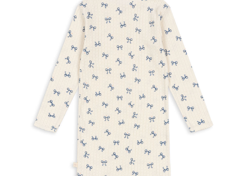 Konges Sløjd A/S JERSEY DRESSES bow bleu