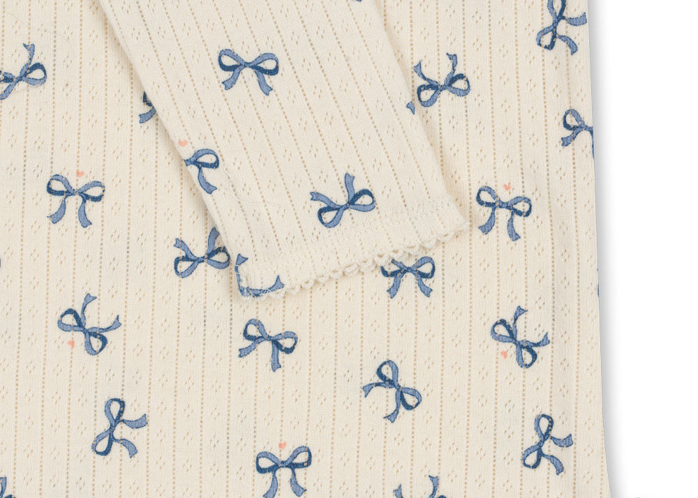 Konges Sløjd A/S JERSEY DRESSES bow bleu