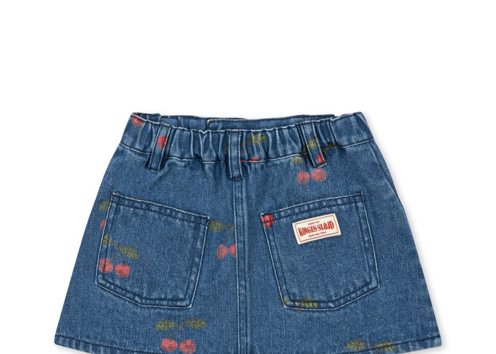 Konges Sløjd A/S WOVEN SKIRTS ma grande cerise denim