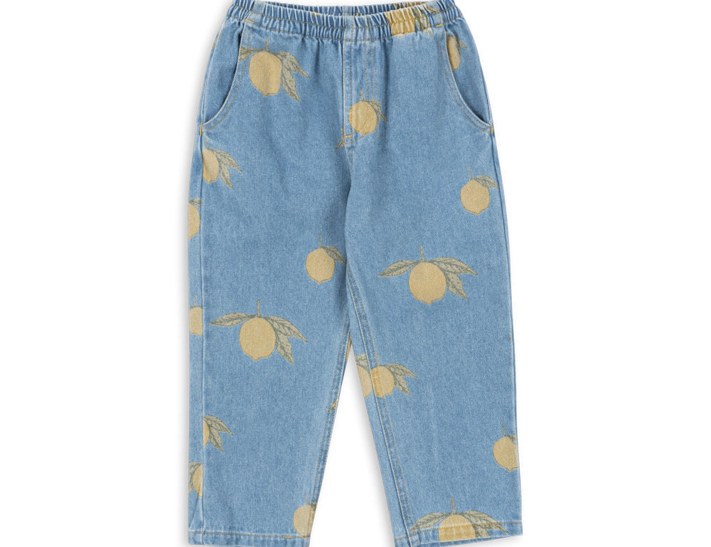 Konges Sløjd A/S WOVEN PANTS lemon denim