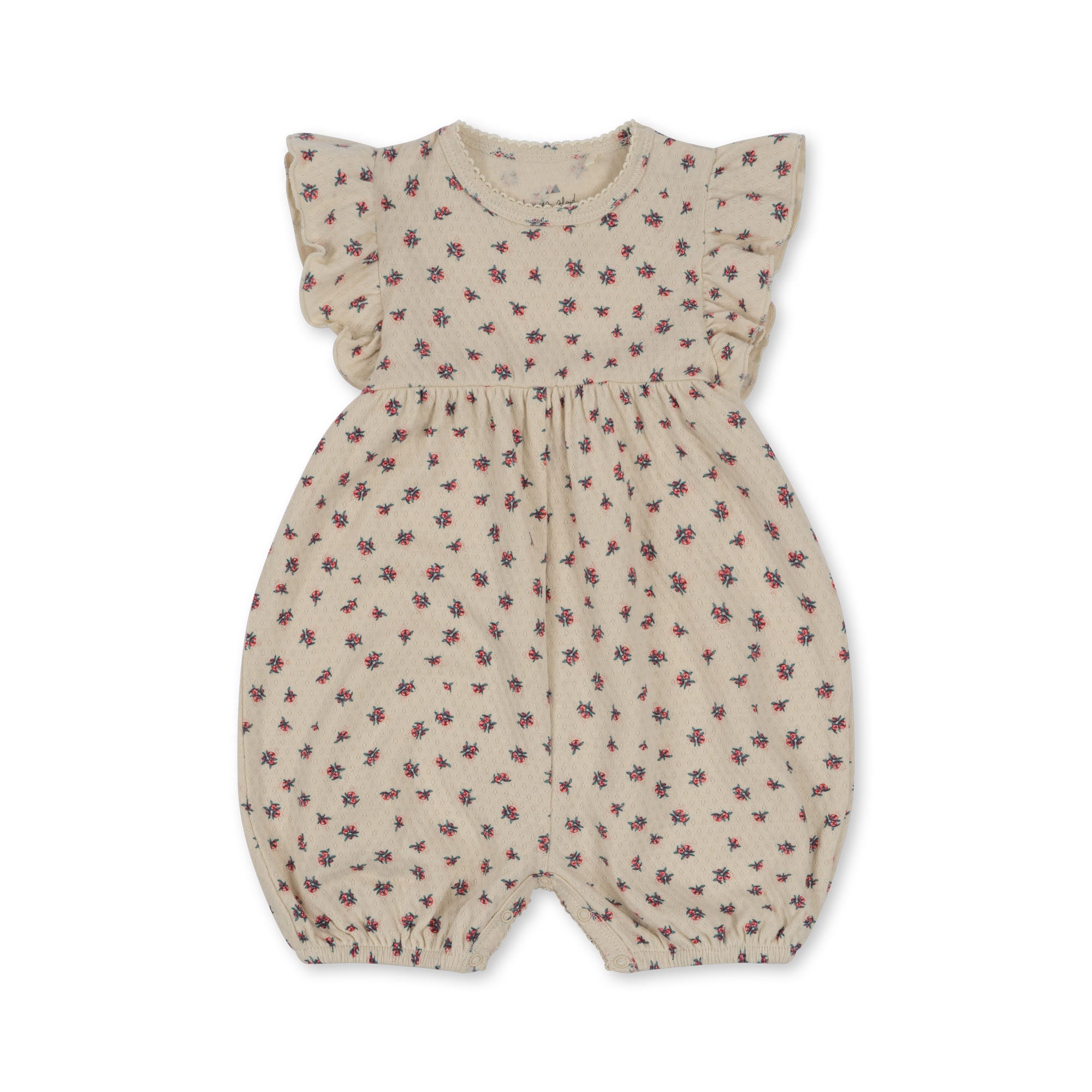 Konges Sløjd A/S SUI ONESIE GOTS Rompers and jumpsuits - Jersey PEONIA ROSE