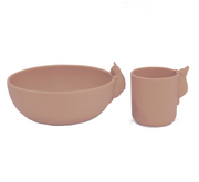 BUNNY BOWL AND CUP SET - BLUSH