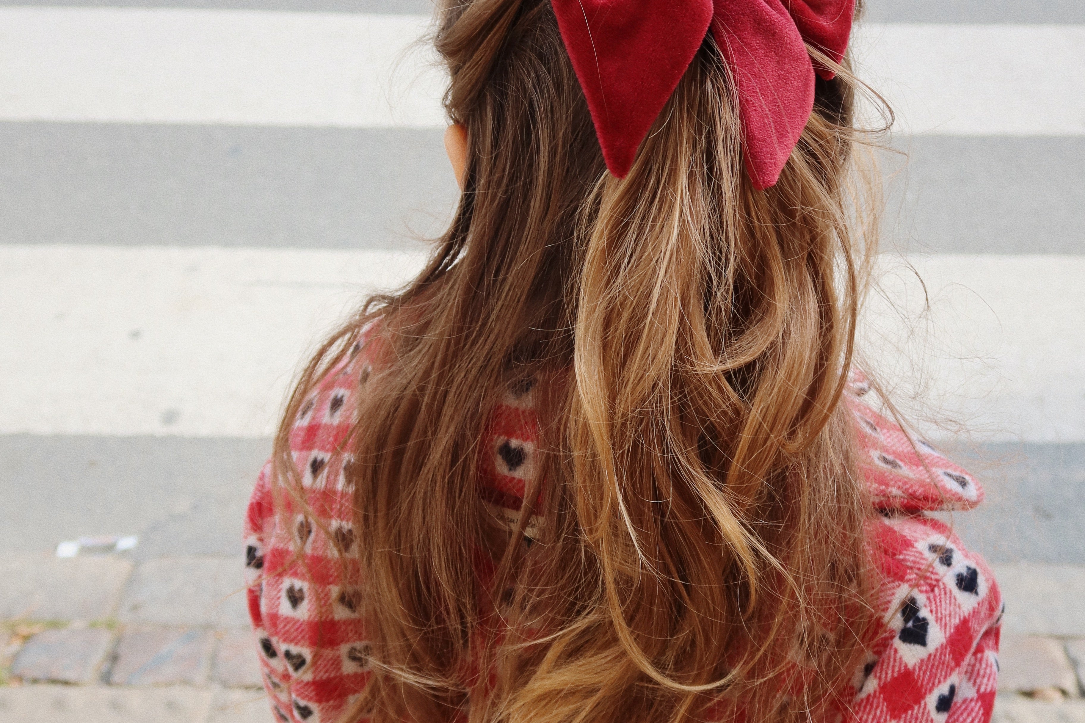 Konges Sløjd A/S VELVET BOWIE HAIR CLIP Hair accessories JOLLY RED