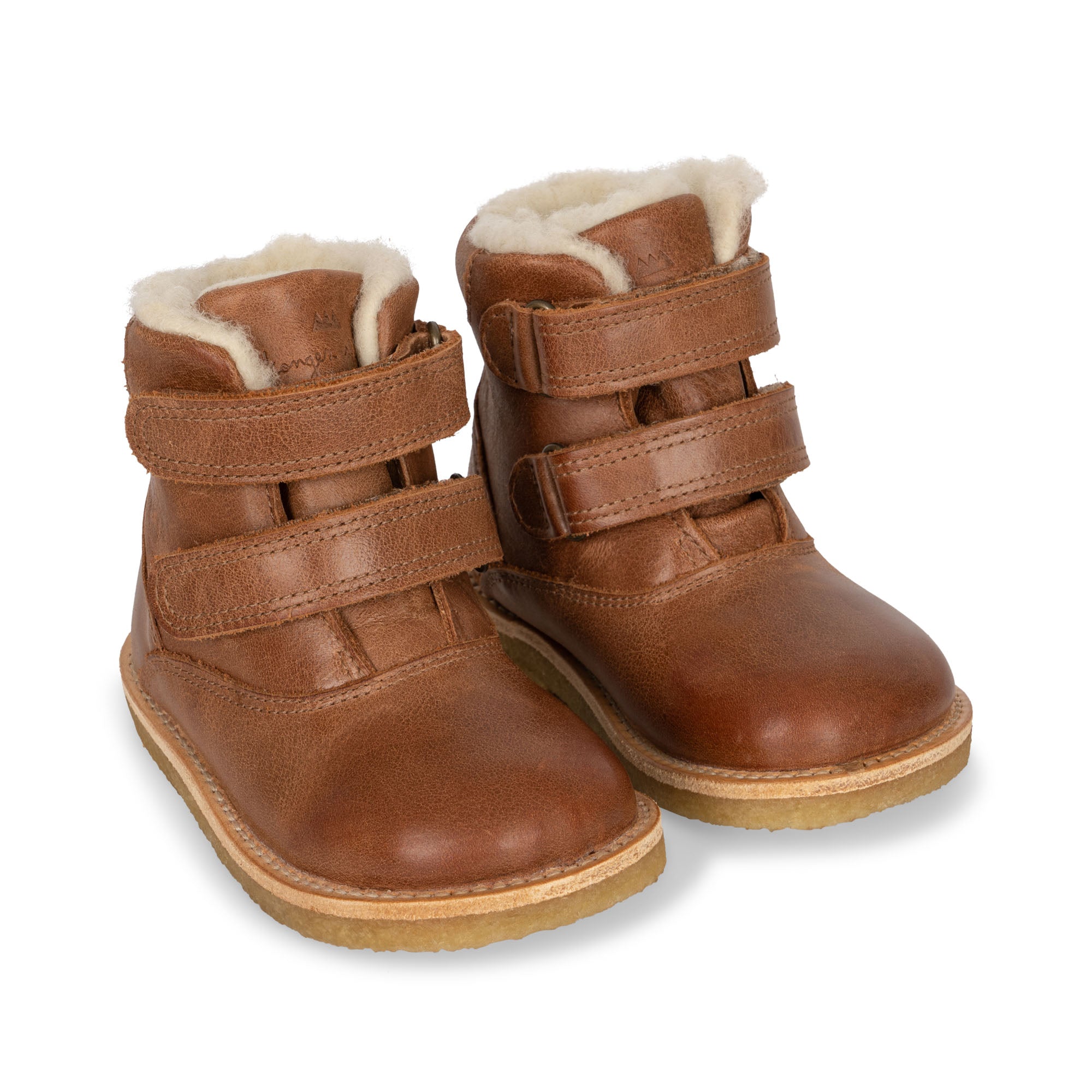 Konges Sløjd A/S WINTERLY BOOTS Leather boots COGNAC