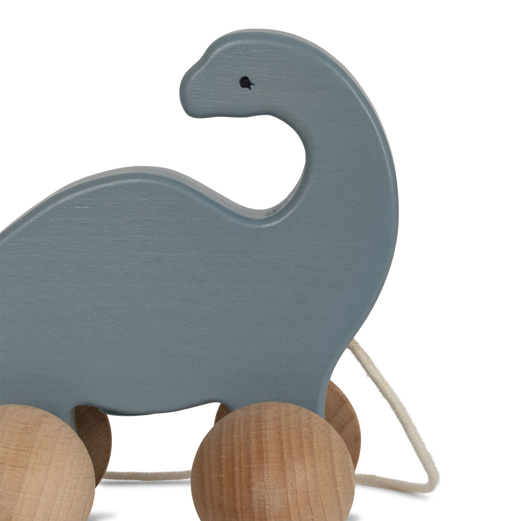 Konges Sløjd A/S Wooden Rolling Dino Family Wooden toys BLUE