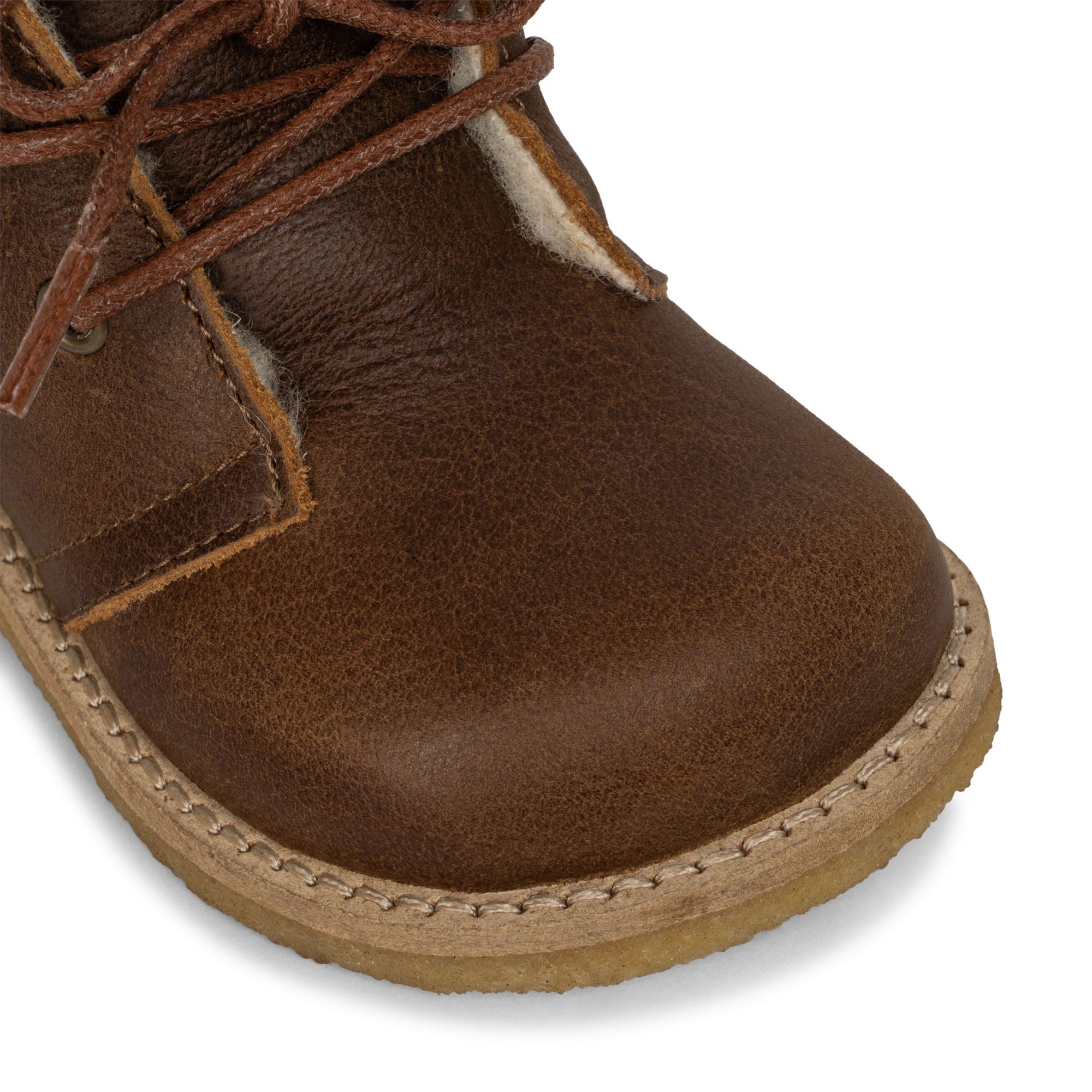 Konges Sløjd A/S Woolie Leather Desert Boots Tex Beginner shoes COGNAC