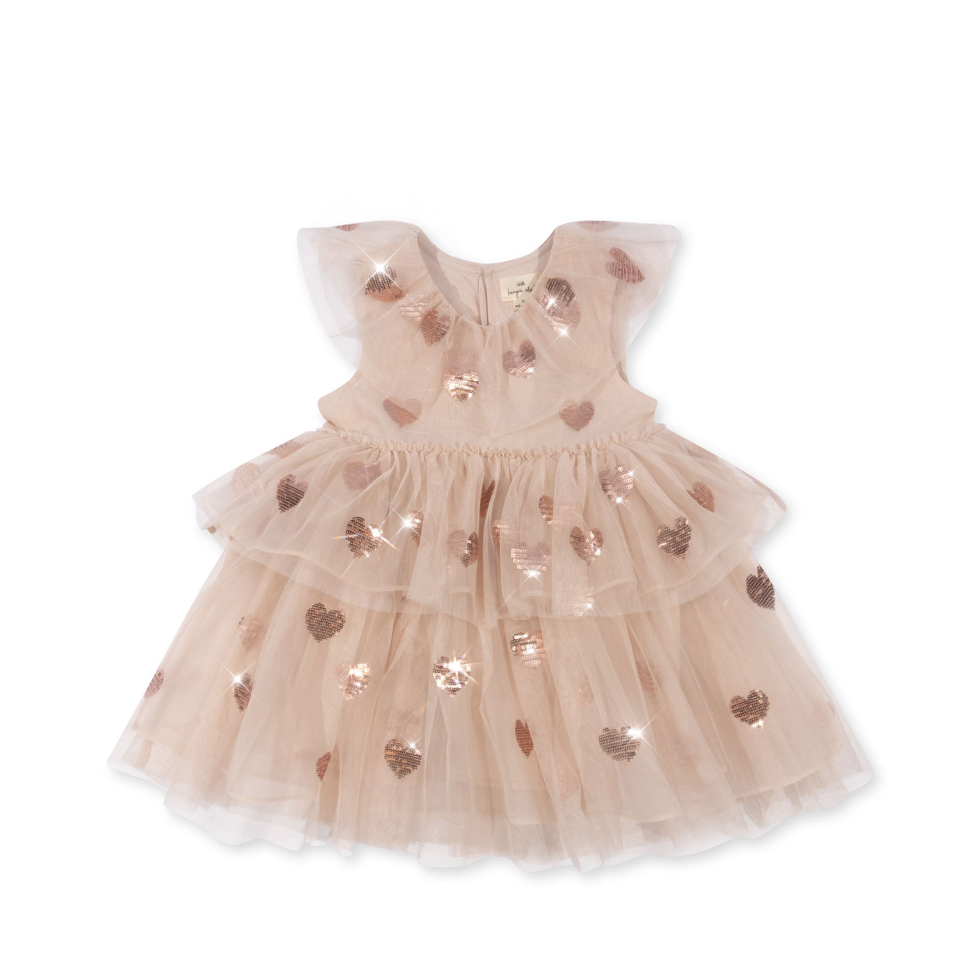 Konges Sløjd A/S YVONNE HEART SEQUINS DRESS Dresses and skirts - Woven COEUR SEQUINS