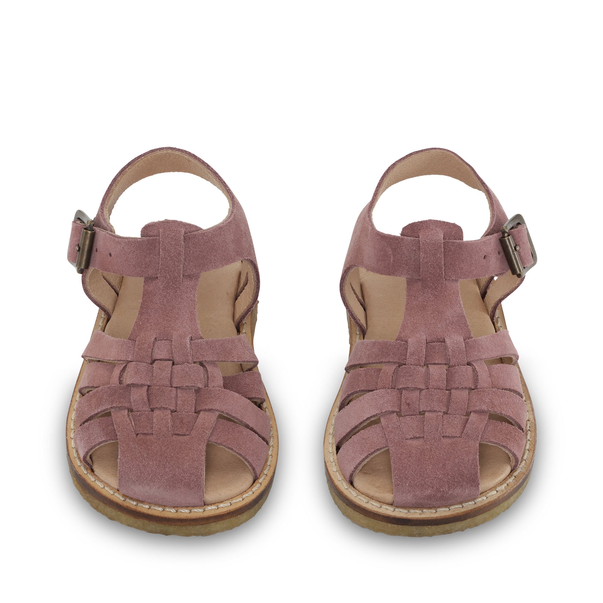 Konges Sløjd A/S MINOU STRAP SANDAL SUEDE Leather sandals BROWN ROSE