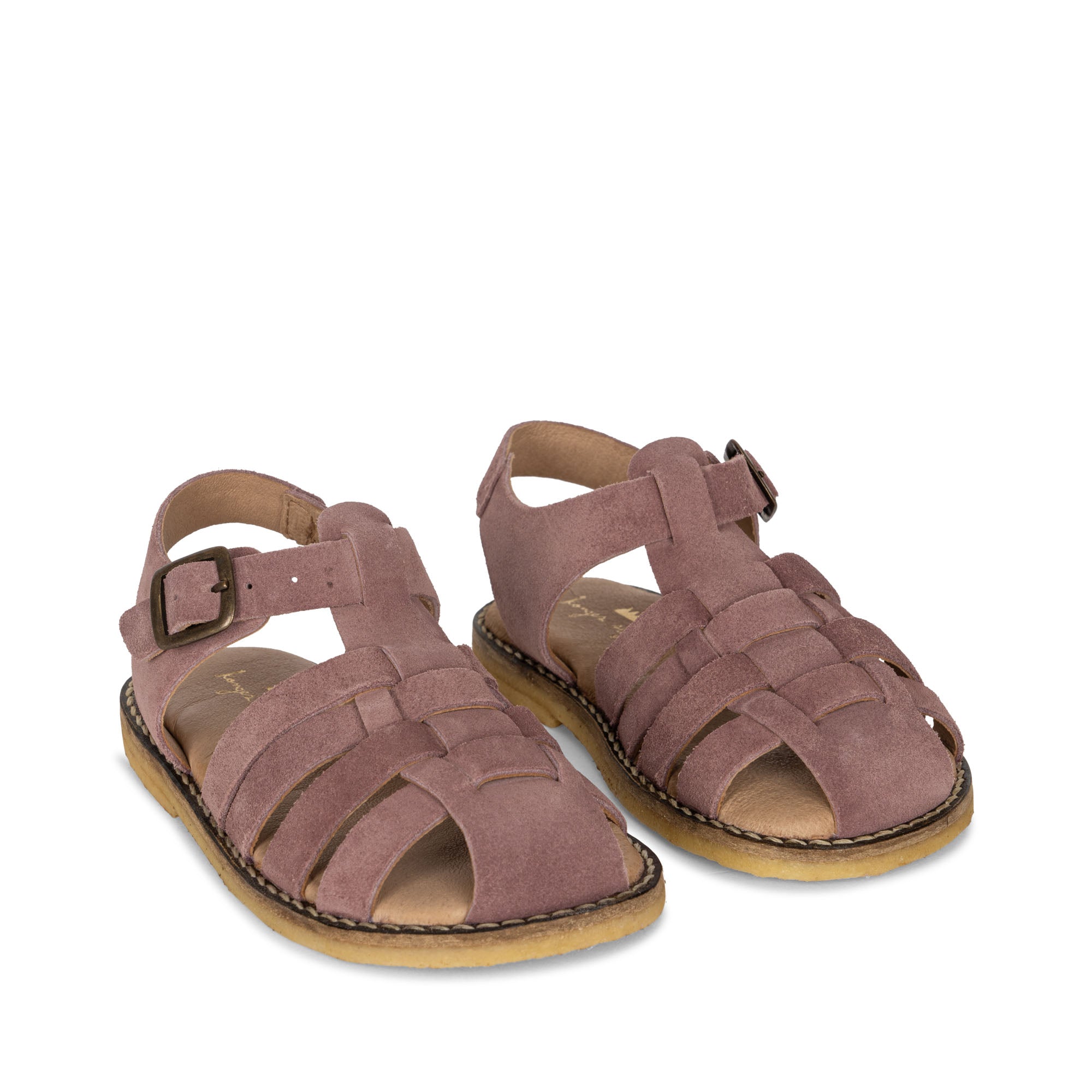 Konges Sløjd A/S MINOU STRAP SANDAL SUEDE Leather sandals BROWN ROSE